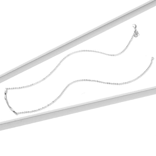 Collar de cadena con gargantilla en espiral