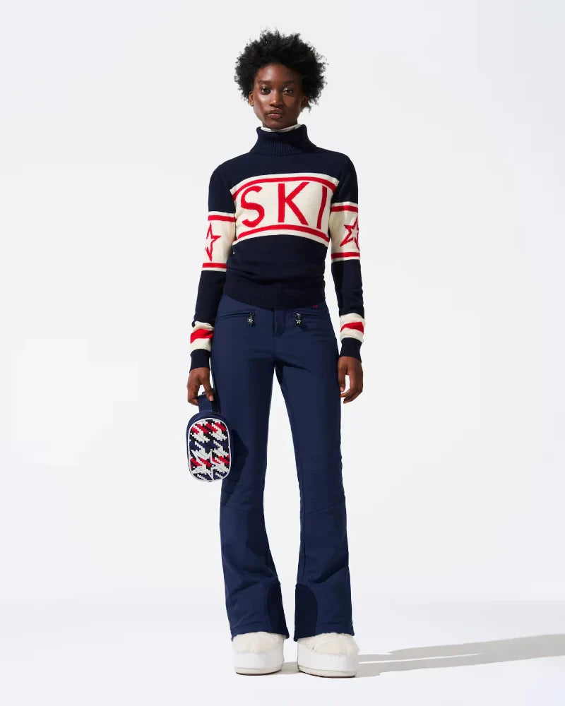 Sweater cuello alto sky