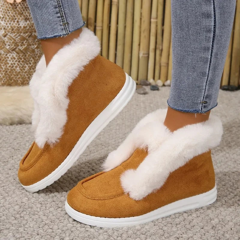 Bota de felpa casual plush