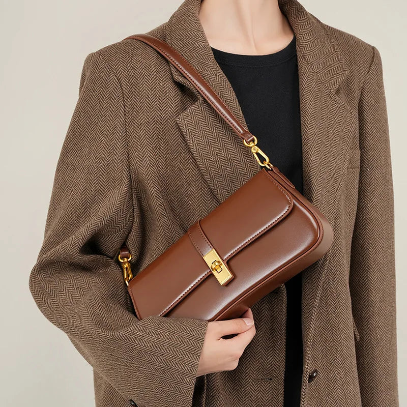 Cartera de cuero de hombro