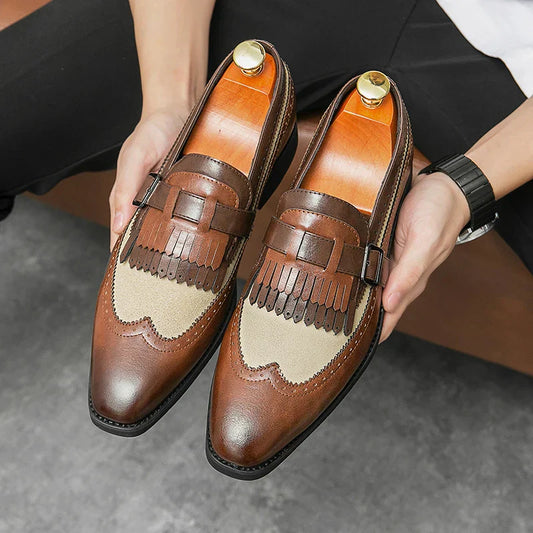 Zapato borgues elegante