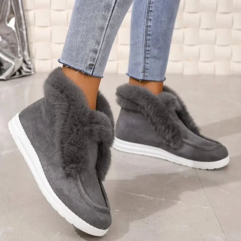 Bota de felpa casual plush