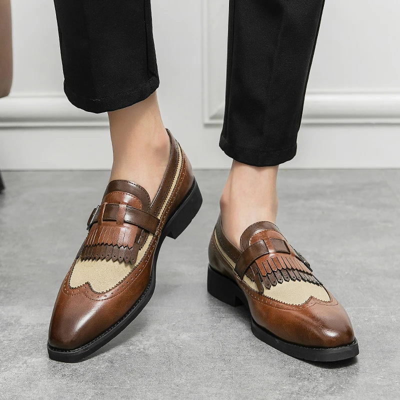 Zapato borgues elegante