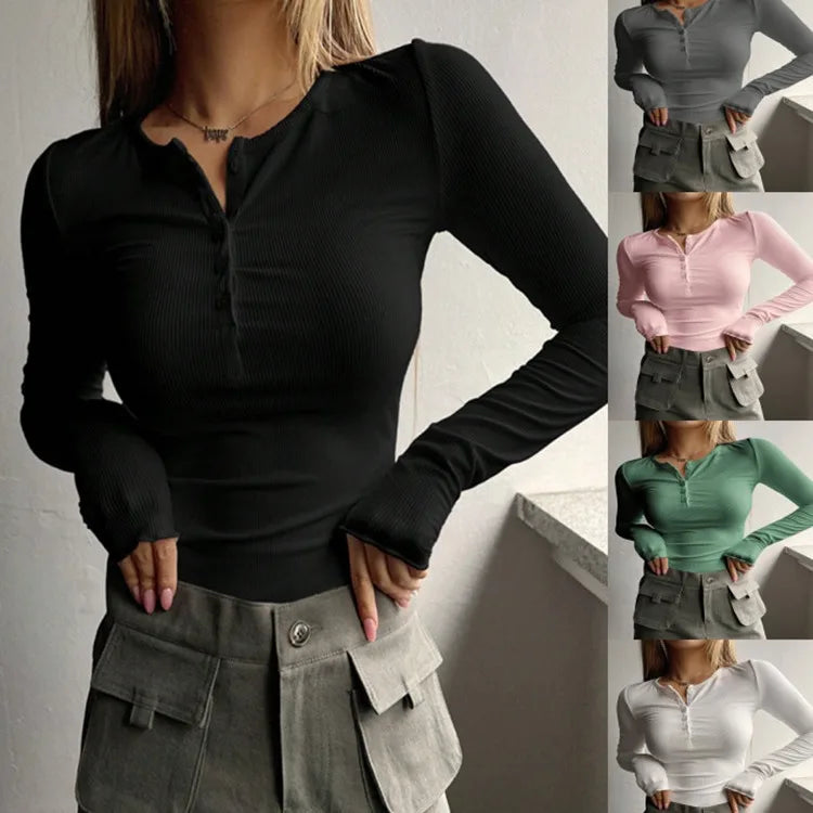 Polera manga larga