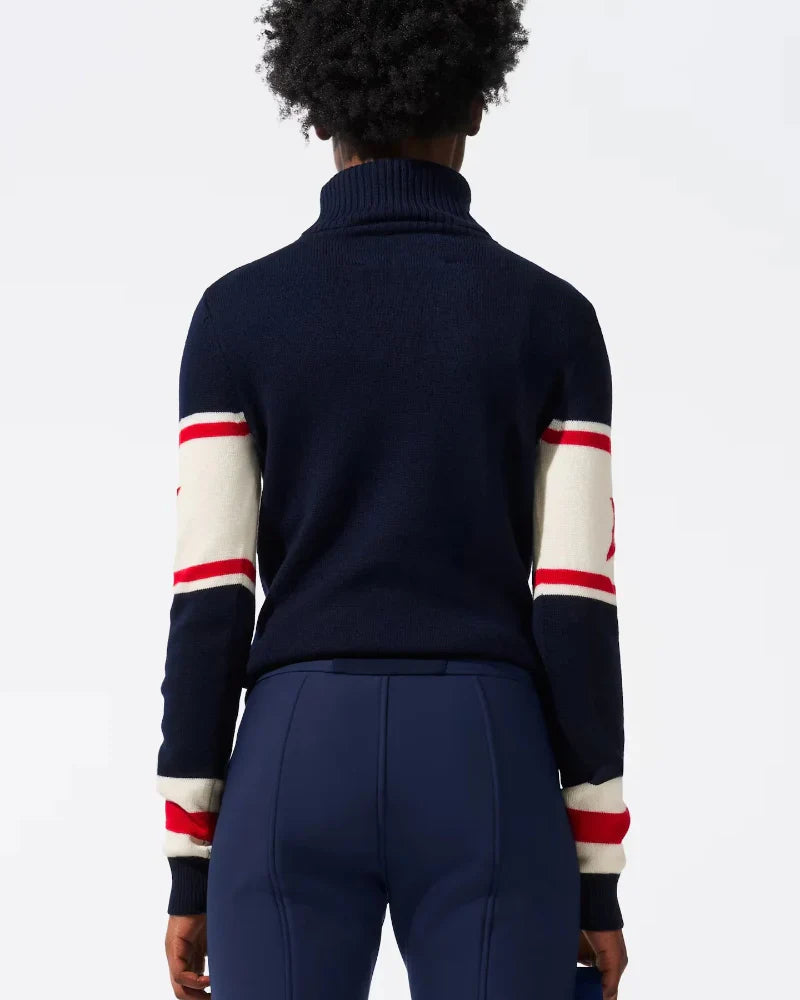 Sweater cuello alto sky