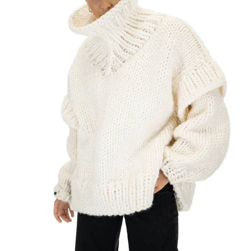 Sweater tejido a punto