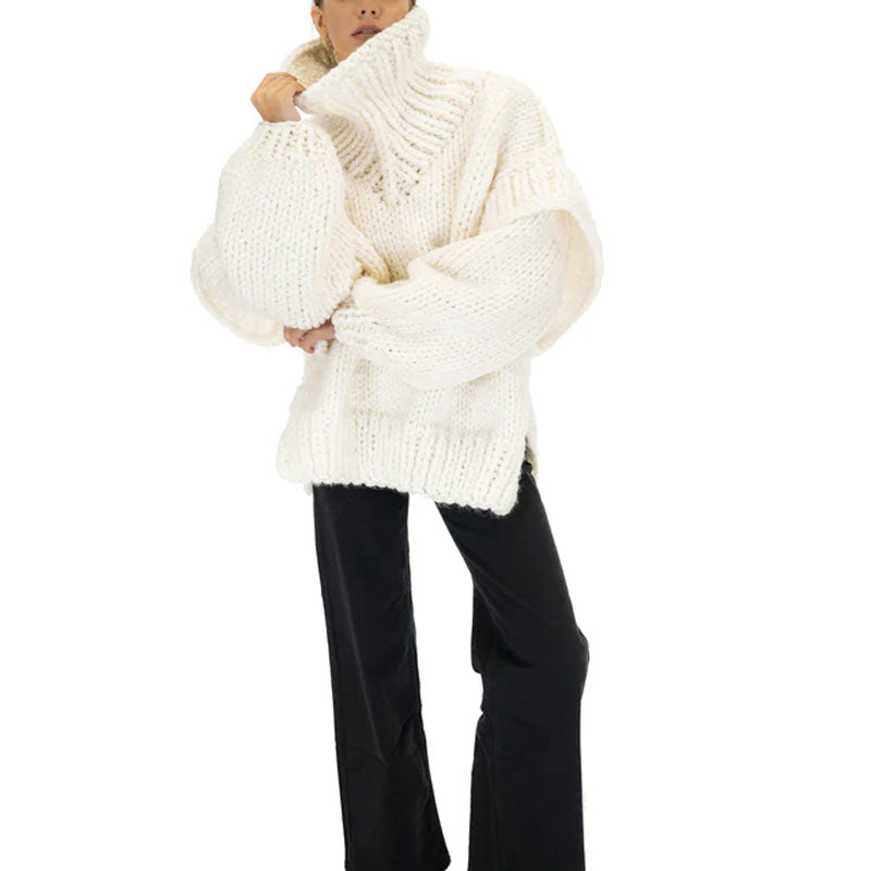 Sweater tejido a punto