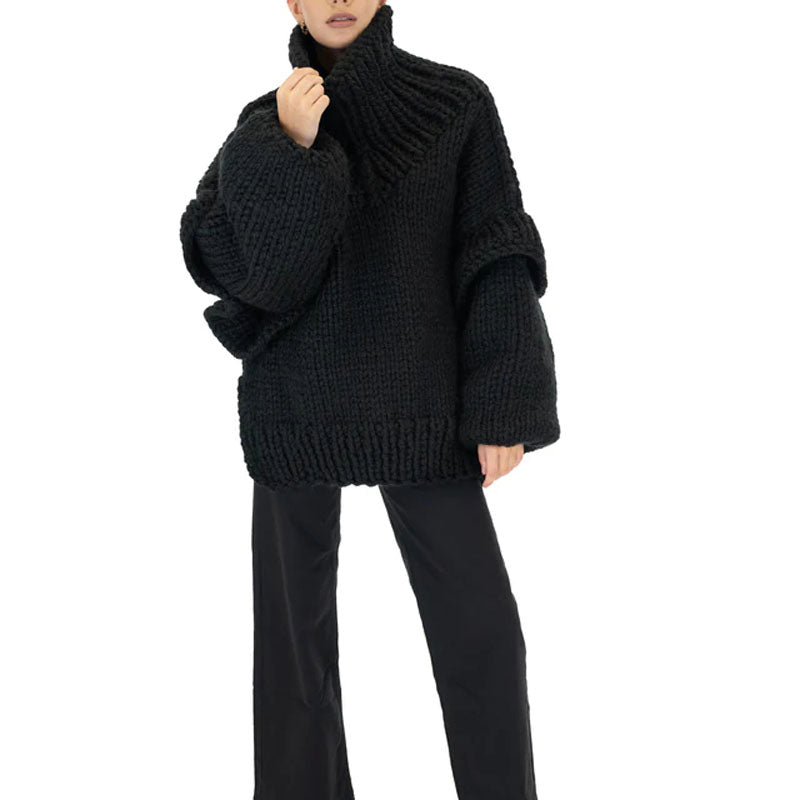 Sweater tejido a punto