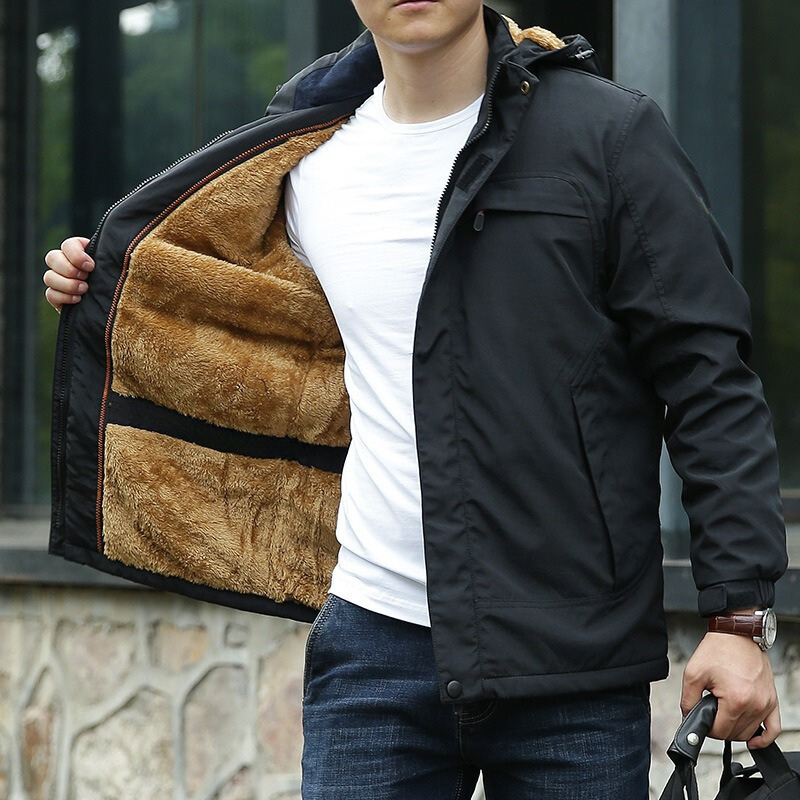 Chaqueta de piel invierno