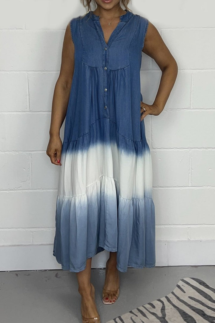 Vestido Efecto tie-dye Jade