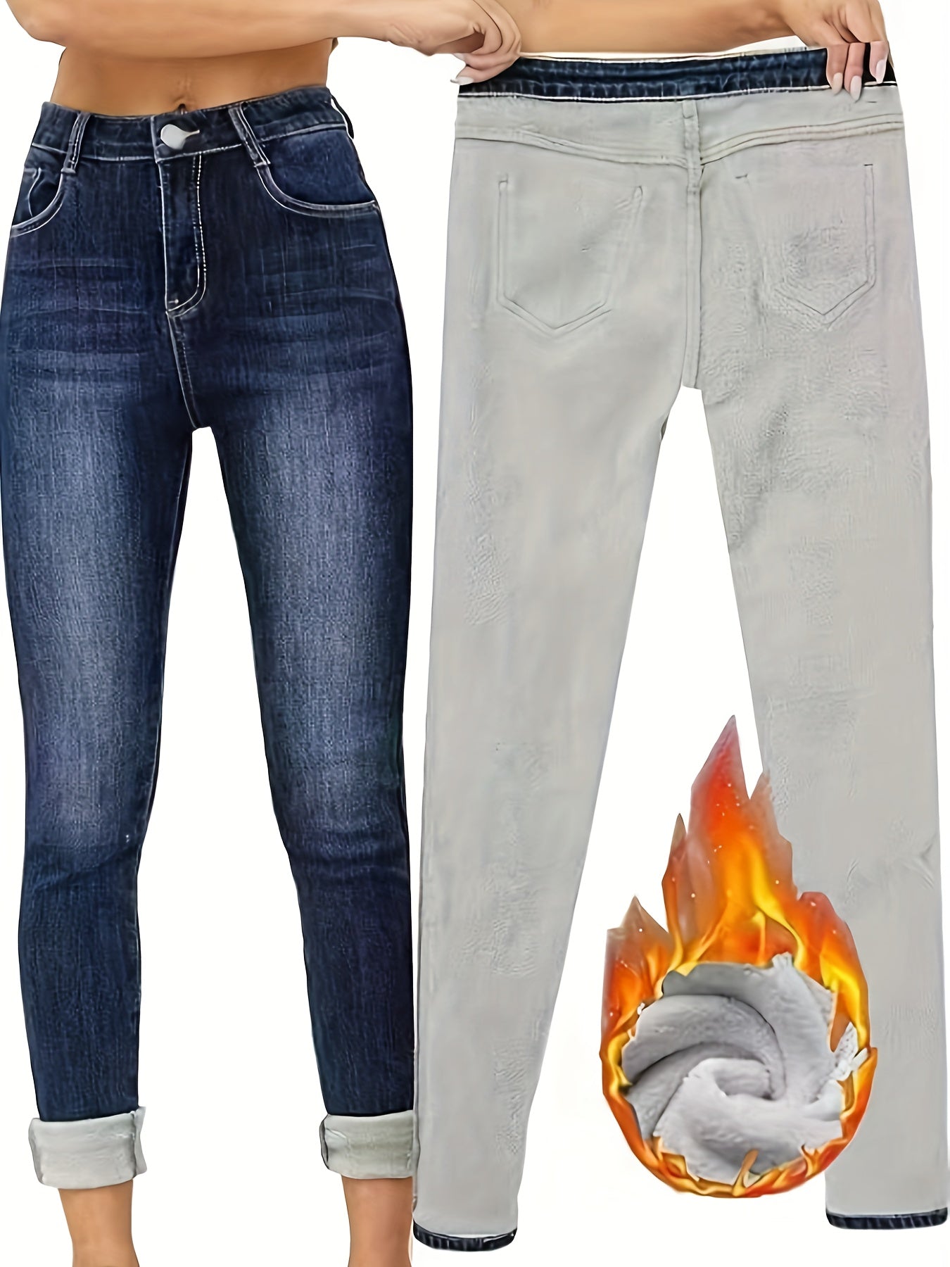 Jeans de invierno comodo