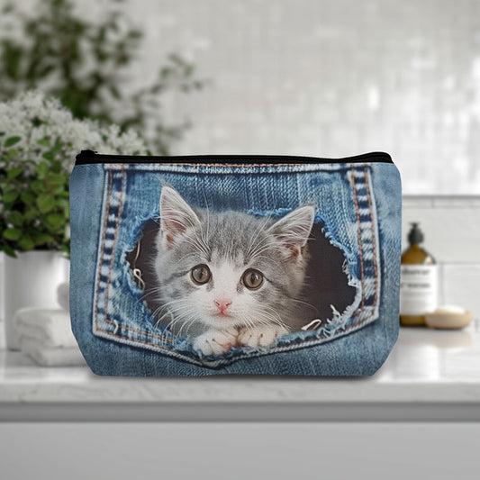 Bolso Con Motivo De Gato Creativo