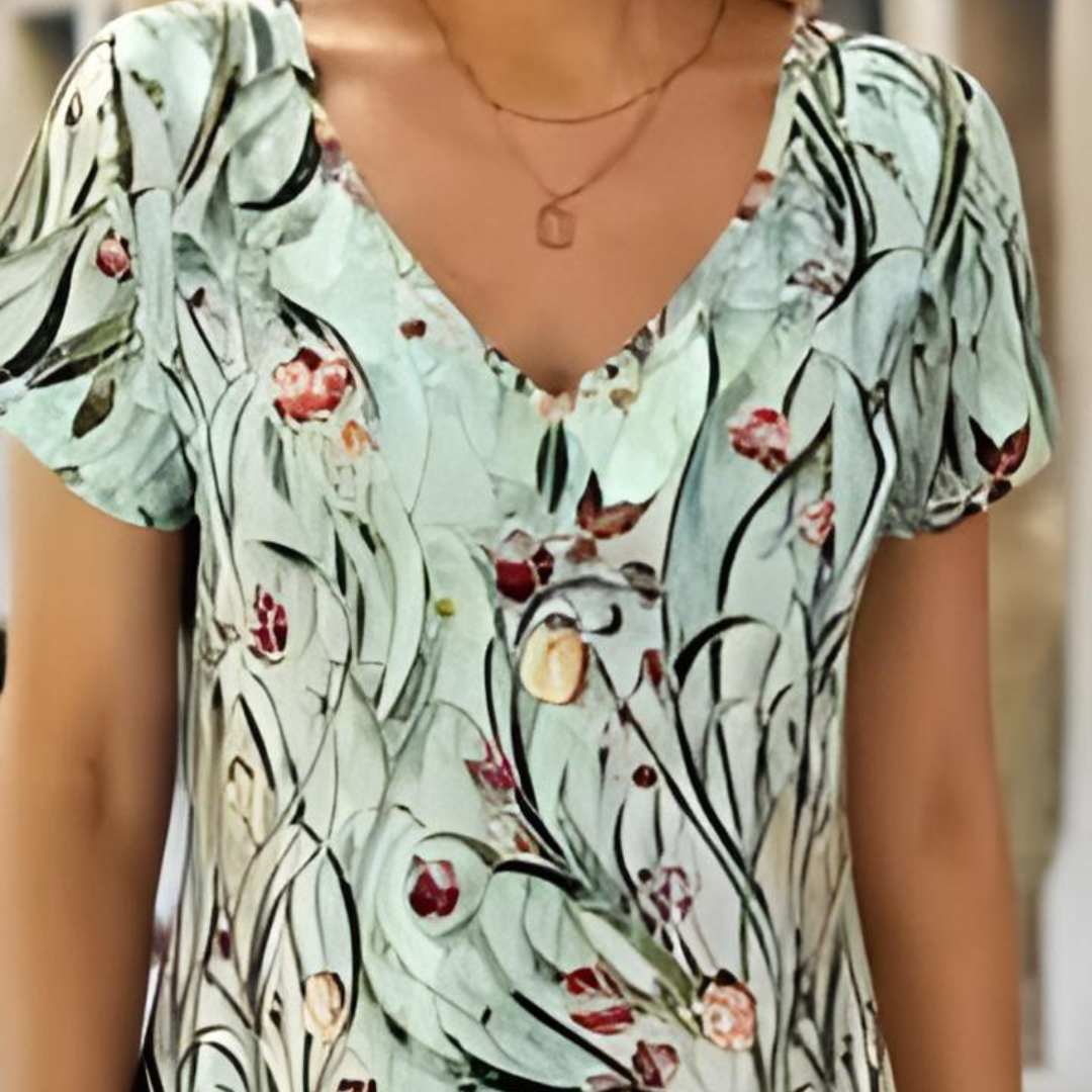 Vestido Fresco y Floral Maya