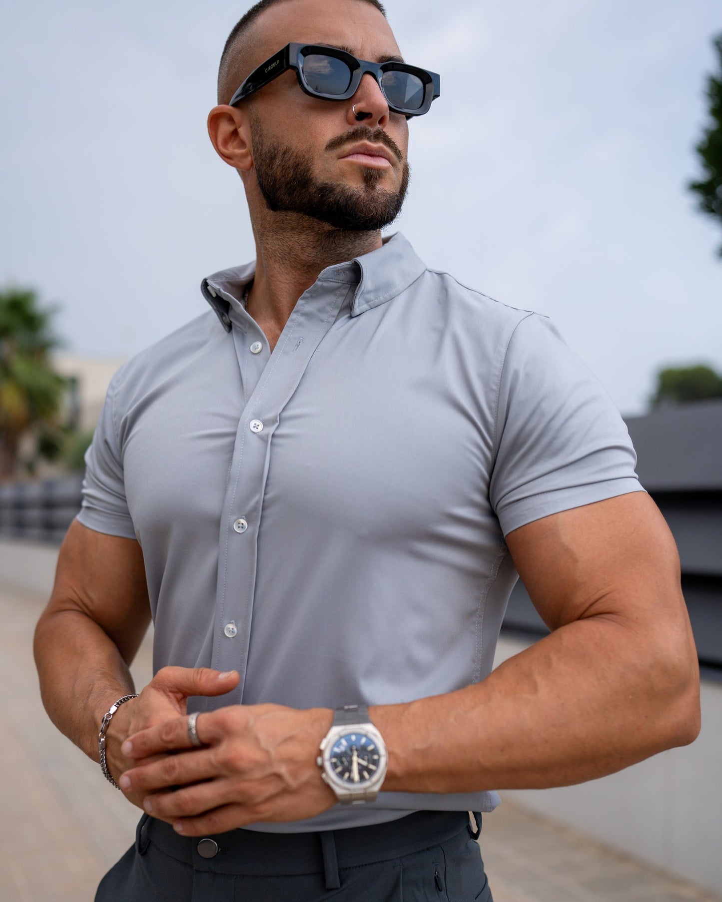 ÍCARO - Camisa clasica corta