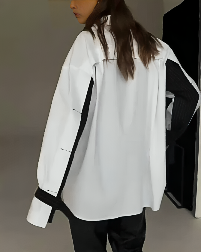 Camisa de Patchwork Eimy