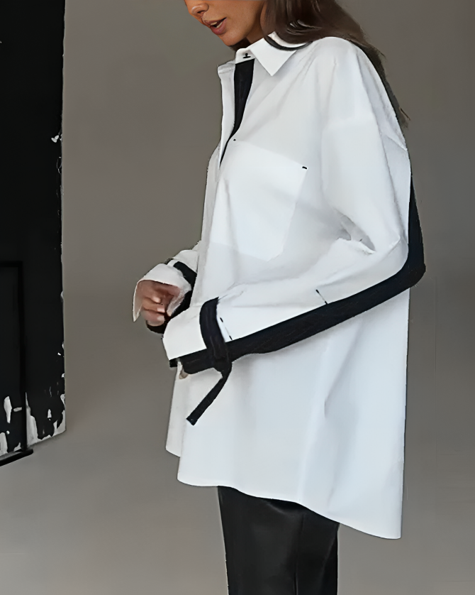 Camisa de Patchwork Eimy