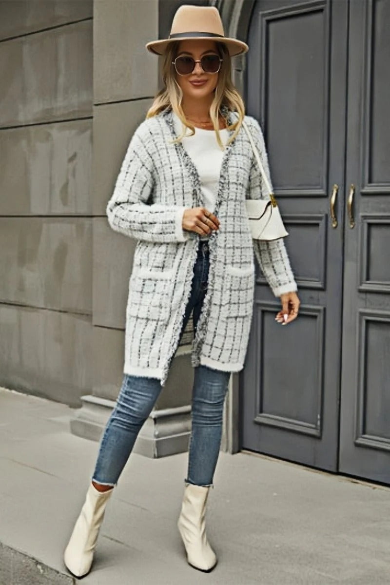 Cardigan Pate gris