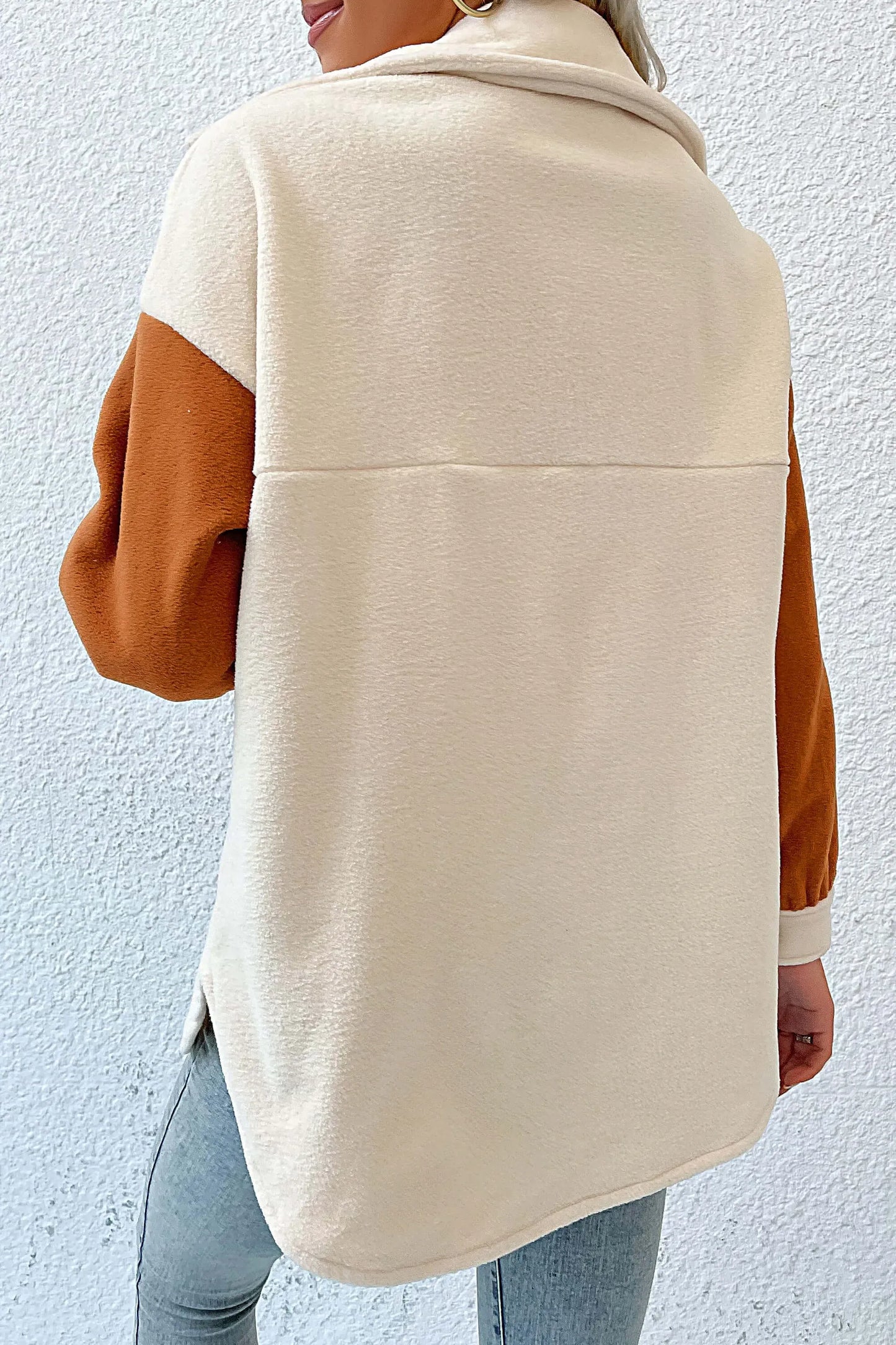 Chaqueta acogedora Down To Cuddle - Crema