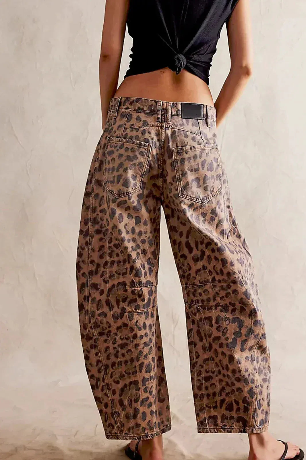 Pantalón baggie de Leopardo
